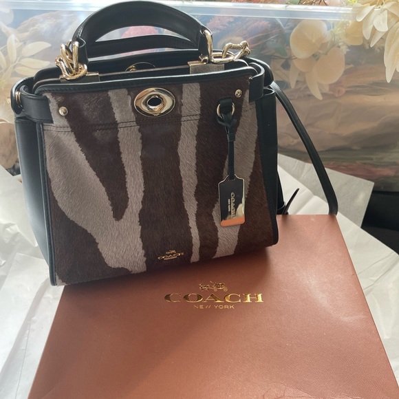 RARE COACH GRAMERCY CALFHAIR MINI SATCHEL - Picture 9 of 15